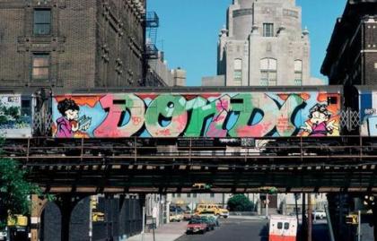 Filhos da sepultura novamente, part 3 (1980) Dondi White - grafitti no metrô  Nova York, EUA